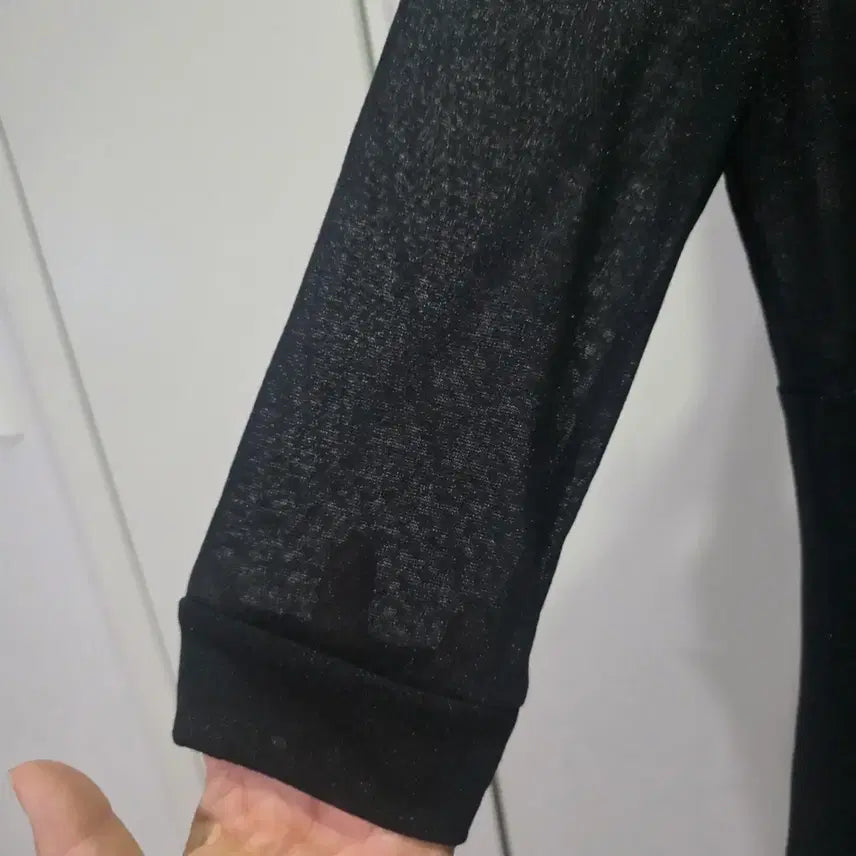 [BUNJANG] VIKI Black Sheer 3/4 Sleeve Cardigan / VIKI 비키 블랙 시스루 7부 소매 가디건