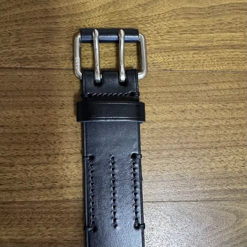 [SOLD OUT] 폴로 레더벨트 블랙