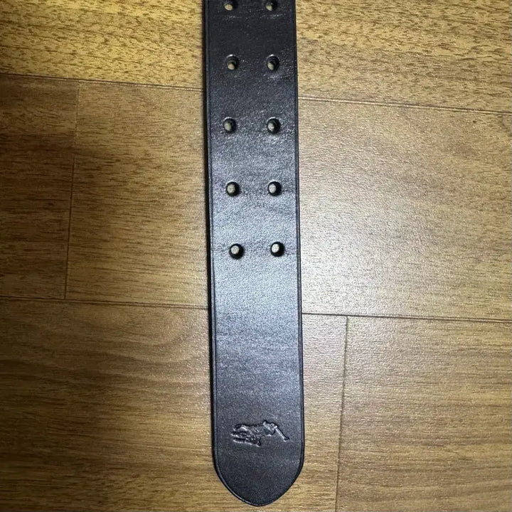 [SOLD OUT] 폴로 레더벨트 블랙