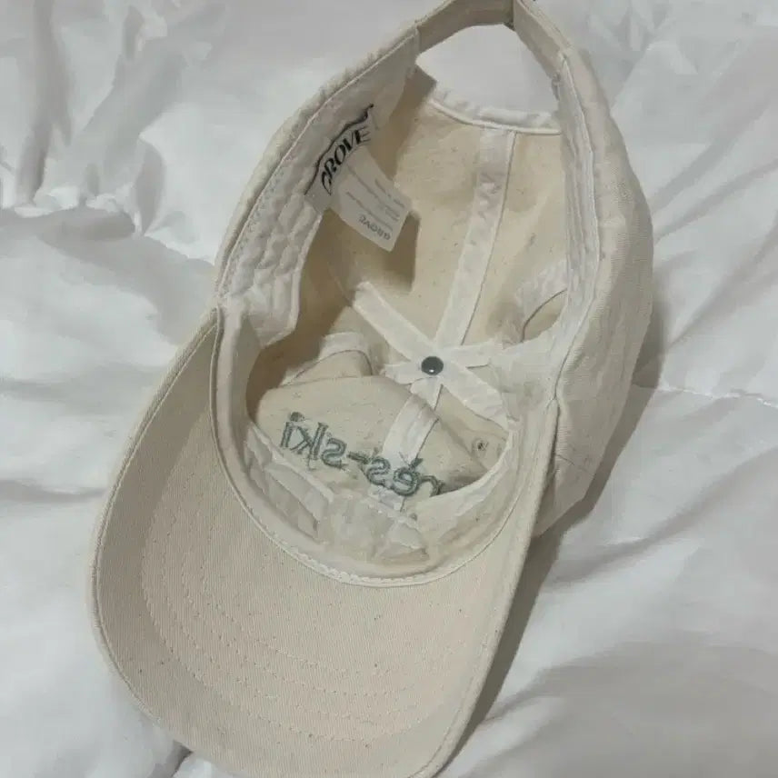 [BUNJANG] Grove Ivory Cap / Grove 아이보리 캡모자