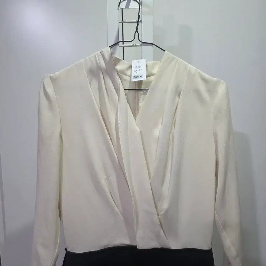 [BUNJANG] It MICHAA Color Block Wrap Mini Dress / 잇미샤 배색 랩 스타일 원피스