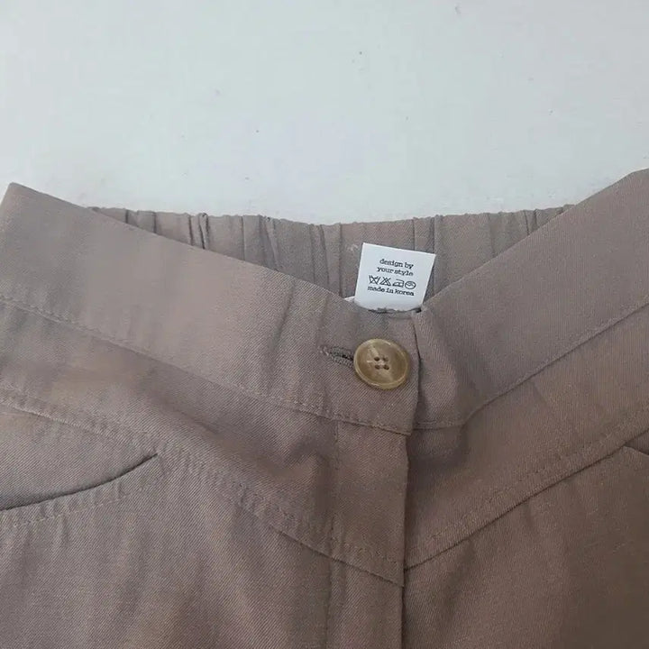 [BUNJANG] Unbranded High-Waist Shorts S / 진베이지 하이웨스트 반바지 S사이즈