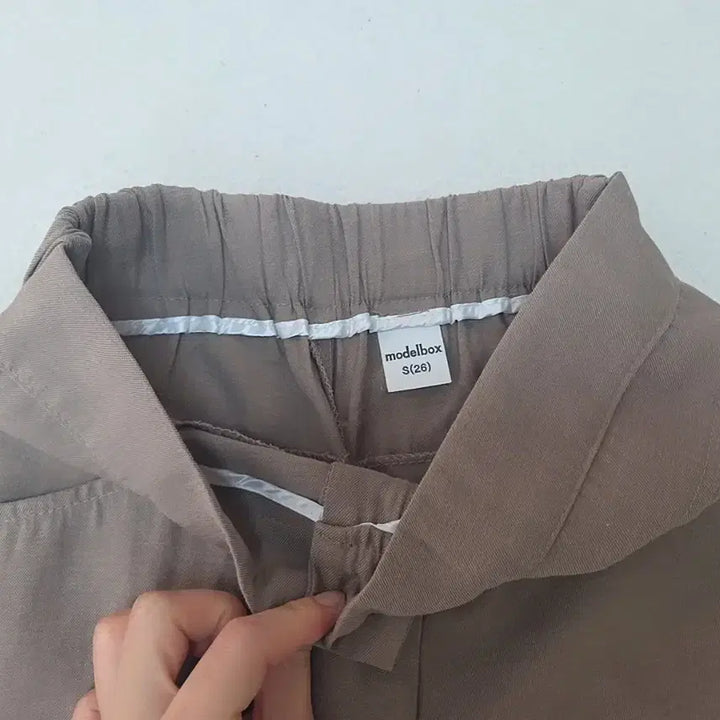 [BUNJANG] Unbranded High-Waist Shorts S / 진베이지 하이웨스트 반바지 S사이즈