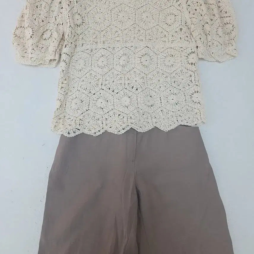 [BUNJANG] Unbranded High-Waist Shorts S / 진베이지 하이웨스트 반바지 S사이즈
