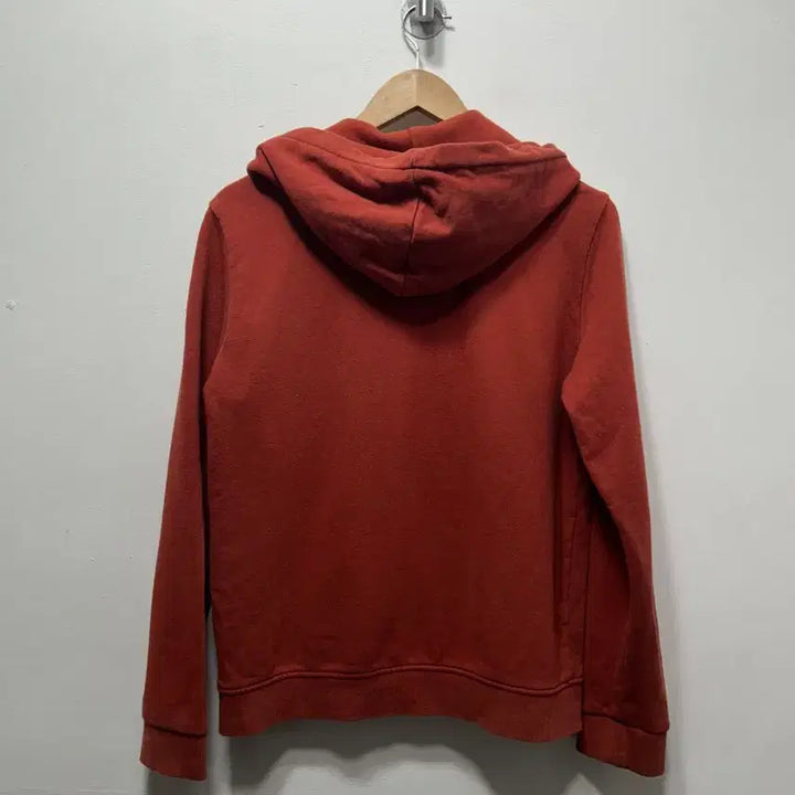 [BUNJANG] Lacoste Red Brown Hoodie Zip-up (M) / 라코스테 레드 브라운 후드집업 M