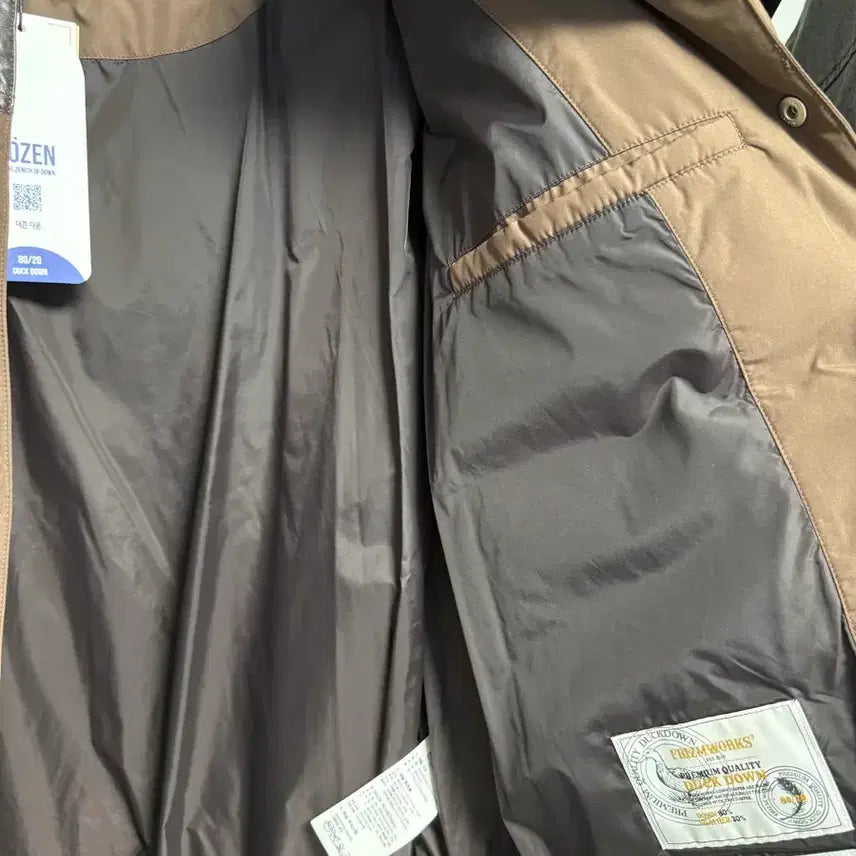 [BUNJANG] Prism Works Mountain Duck Down Jacket Brown / [XL] 프리즘웍스 마운틴 덕 다운 브라운 새상품
