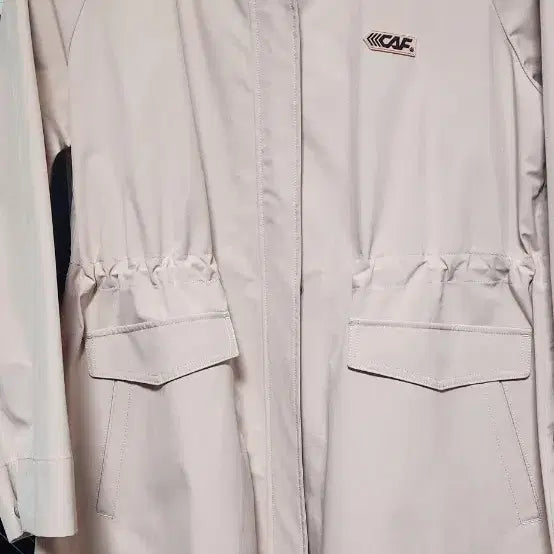 [BUNJANG] LeCAF Pink Hooded Long Windbreaker / 르까프 핑크 후드 롱 바람막이