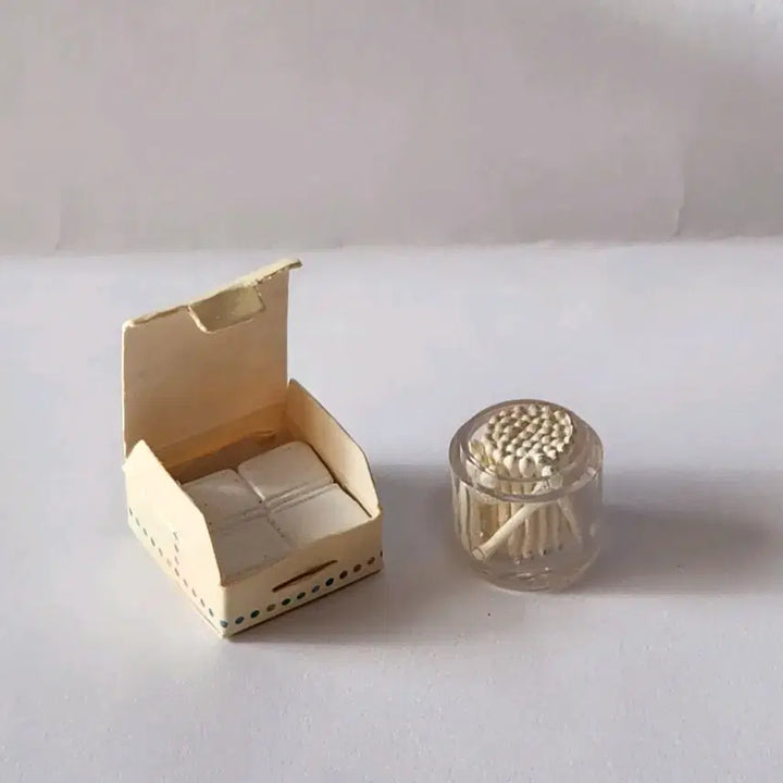 [BUNJANG] Re-Ment Cotton Pads and Cotton Swabs Miniature / 리멘트-화장솜.면봉
