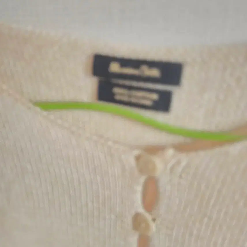 [BUNJANG] Massimo Dutti Ivory Knit Cardigan / 마시모두띠 반팔 니트 가디건 아이보리
