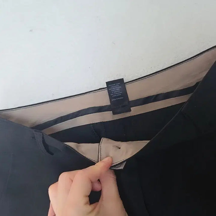 [BUNJANG] Black Summer Bootcut Slacks S Size / 블랙 여름 부츠컷 슬랙스 S사이즈