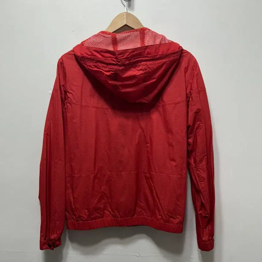 [BUNJANG] Nike Hooded Windbreaker Jacket Red (Size S) / 나이키 바람막이 후드 자켓 레드 S