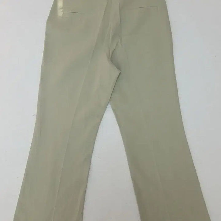 [BUNJANG] Come Here Linen Bootcut Slacks (Light Khaki) - Size S / come here 컴히얼 부츠컷 린넨 슬랙스 연카키 S사이즈