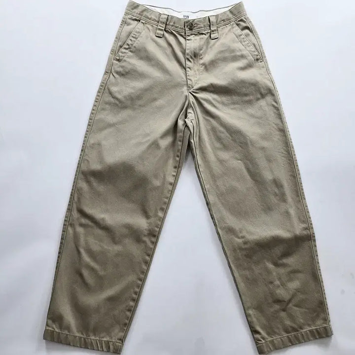 [BUNJANG] Uniqlo Chino Pants Khaki Tapered Casual Pants / 유니클로 치노팬츠 카키 테이퍼드 캐주얼 사이즈28 R5323