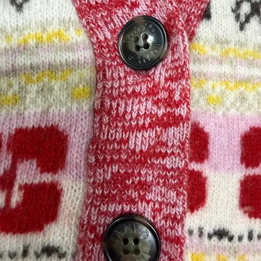 [BUNJANG] GANNI Pattern Knit Cardigan / GANNI 가니 패턴 니트 가디건M