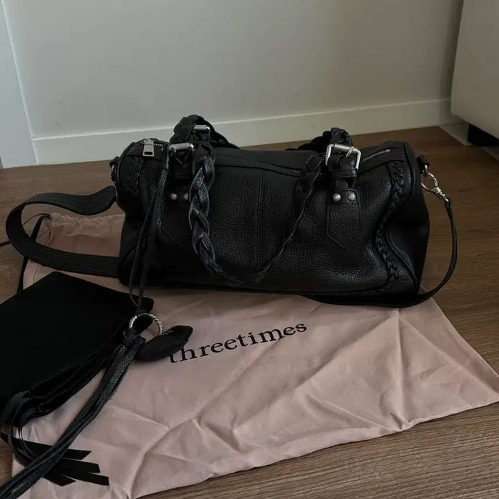 [BUNJANG] threetimes Braid Bag Black / threetimes braid bag 쓰리타임즈 브레이드백 블랙