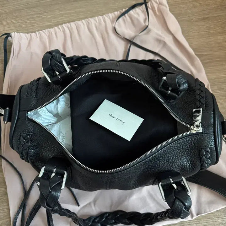 [BUNJANG] threetimes Braid Bag Black / threetimes braid bag 쓰리타임즈 브레이드백 블랙