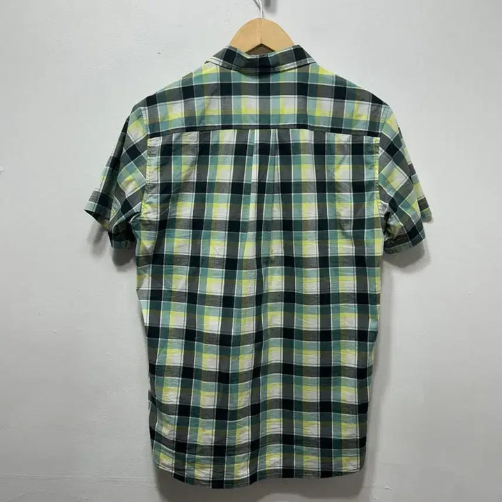[BUNJANG] Kolon Sport Checkered Short Sleeve Shirt - M / 코오롱스포츠 체크 반팔 셔츠 M