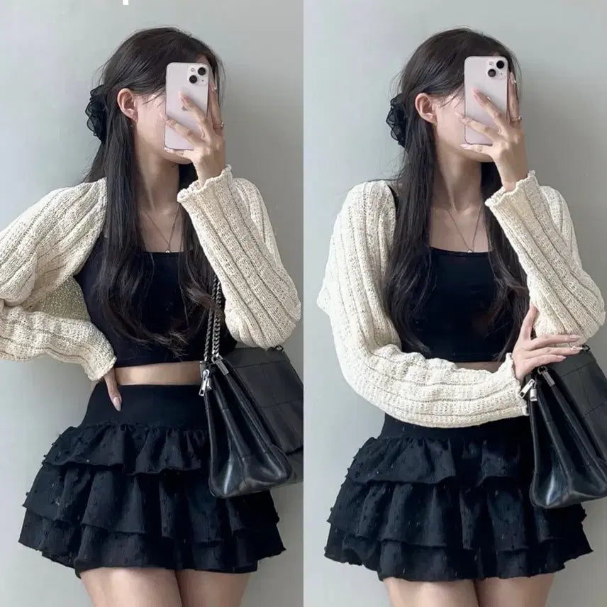 [BUNJANG] The Open Product Bolero Cardigan / 더 오픈 프로덕트 볼레로