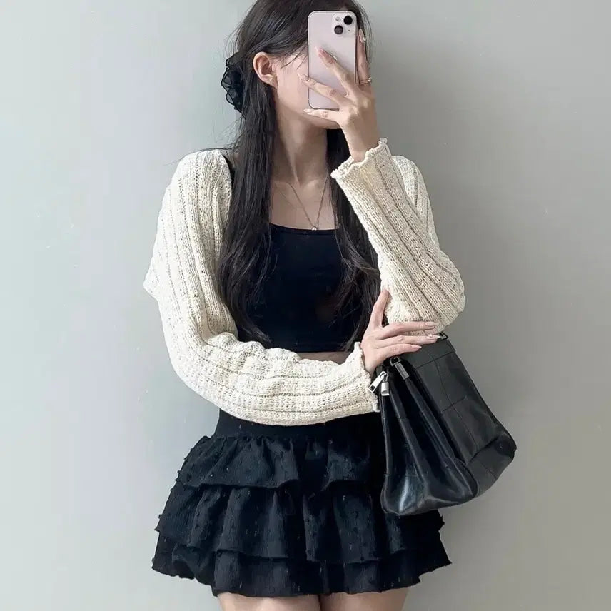 [BUNJANG] The Open Product Bolero Cardigan / 더 오픈 프로덕트 볼레로