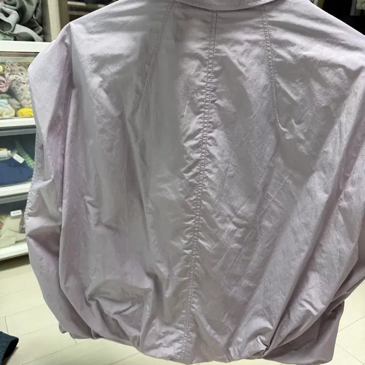 [BUNJANG] The Cashmere Lavender Zip-up Shirt / 더캐시미어 라벤더색 집업 셔츠