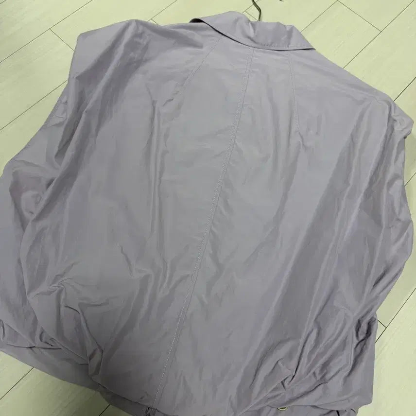 [BUNJANG] The Cashmere Lavender Zip-up Shirt / 더캐시미어 라벤더색 집업 셔츠