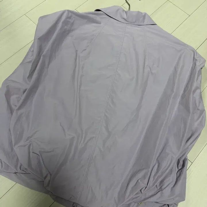[BUNJANG] The Cashmere Lavender Zip-up Shirt / 더캐시미어 라벤더색 집업 셔츠