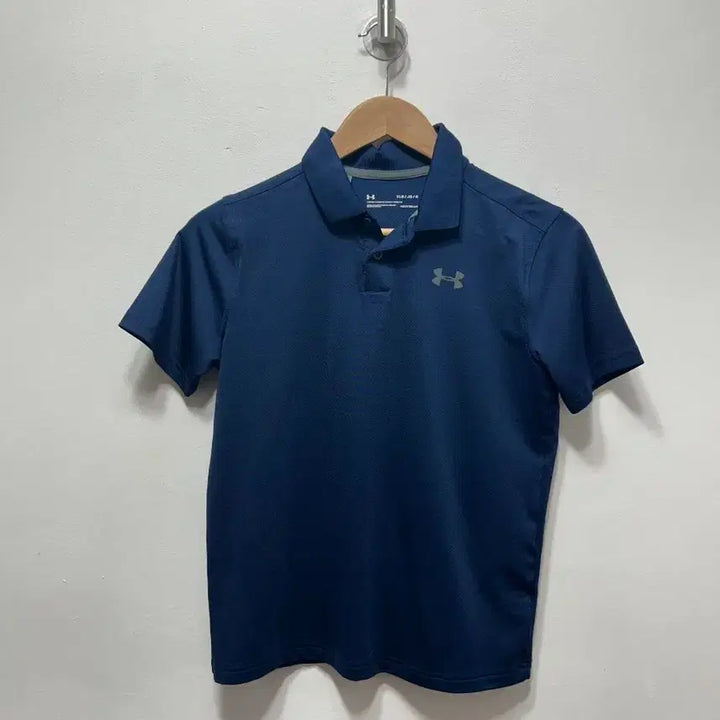 [BUNJANG] Under Armour Navy Polo Short-Sleeve T-Shirt / 언더아머 네이비 폴로 반팔 티셔츠 S 숏