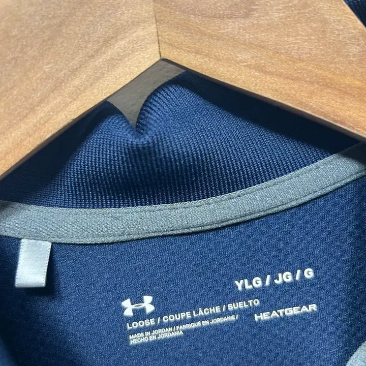 [BUNJANG] Under Armour Navy Polo Short-Sleeve T-Shirt / 언더아머 네이비 폴로 반팔 티셔츠 S 숏
