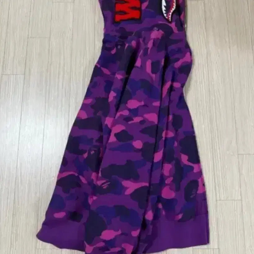 [BUNJANG] BAPE Shark Hoodie Purple XL / 베이프 샤크후드 보라 퍼플 XL