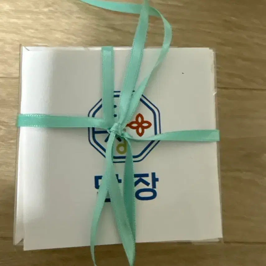 [SOLD OUT] 한복원단 스크런치 헤어곱창 민트색(단청물빛색)