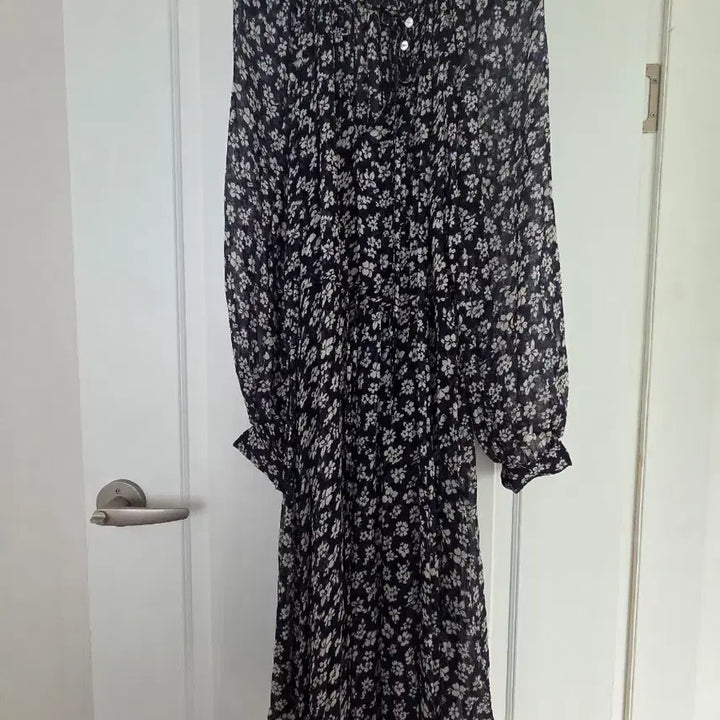 [BUNJANG] Polo Ralph Lauren Floral Long Dress / 폴로 랄프로렌 플로럴 롱원피스 네이비