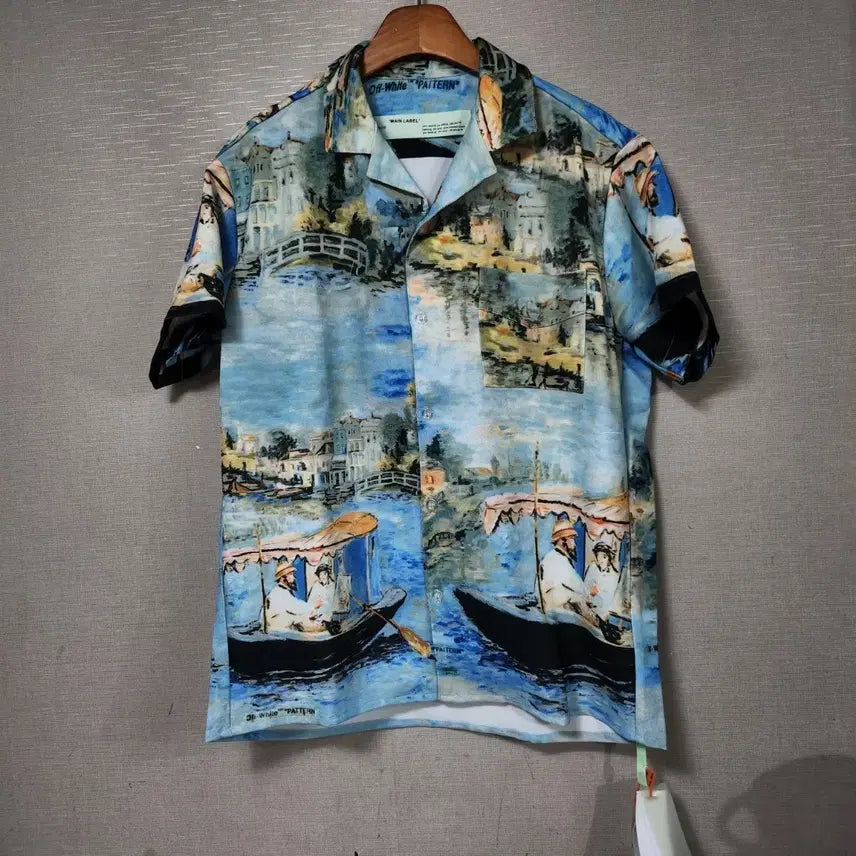 [SOLD OUT] 오프화이트 멀티 남방겸 셔츠