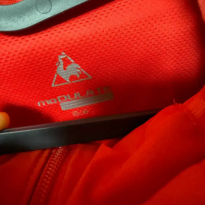 [BUNJANG] Le Coq Sportif Windbreaker Jacket Red / 르꼬끄 스포르티브 바람막이 레드