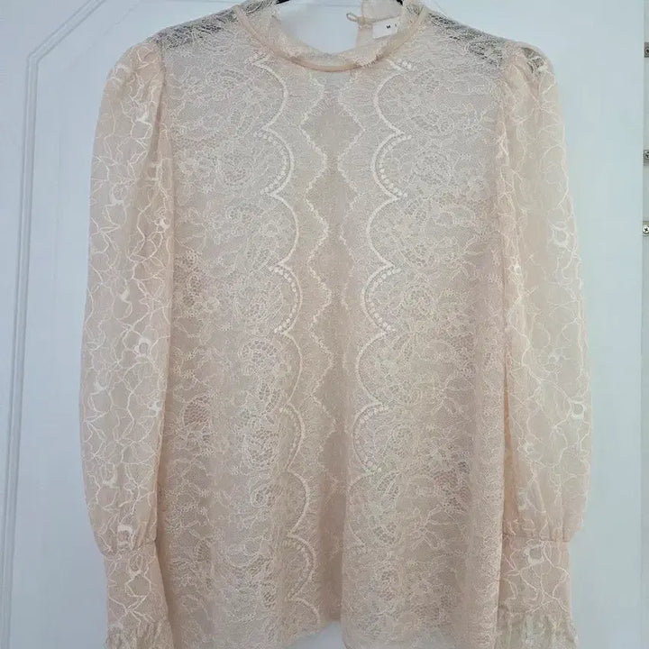 [BUNJANG] MICHAA Lace Blouse Ivory / 미샤 레이스 블라우스