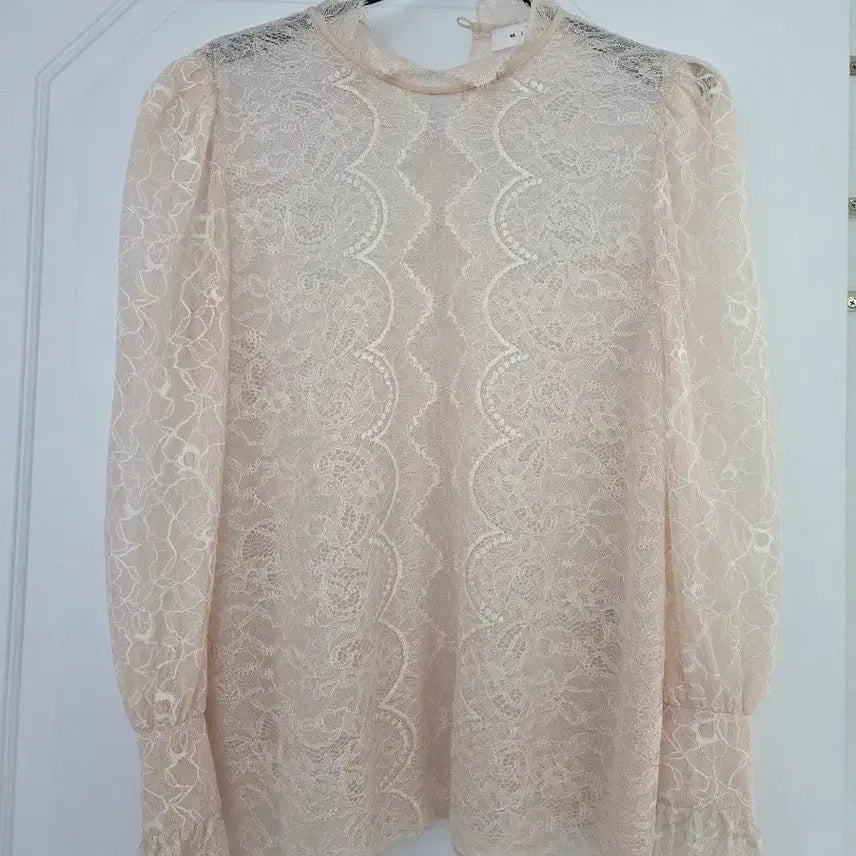 [BUNJANG] MICHAA Lace Blouse Ivory / 미샤 레이스 블라우스