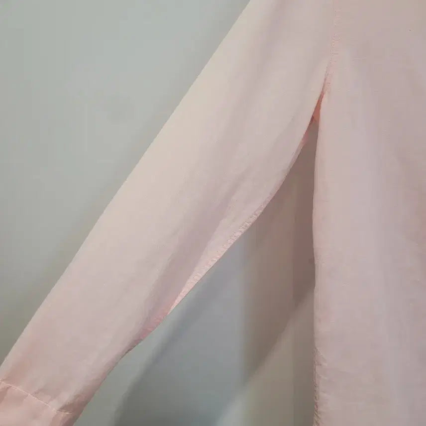 [BUNJANG] Imvely 100% Linen Collarless Shirt / 임블리 린넨100 노카라 셔츠 55사이즈