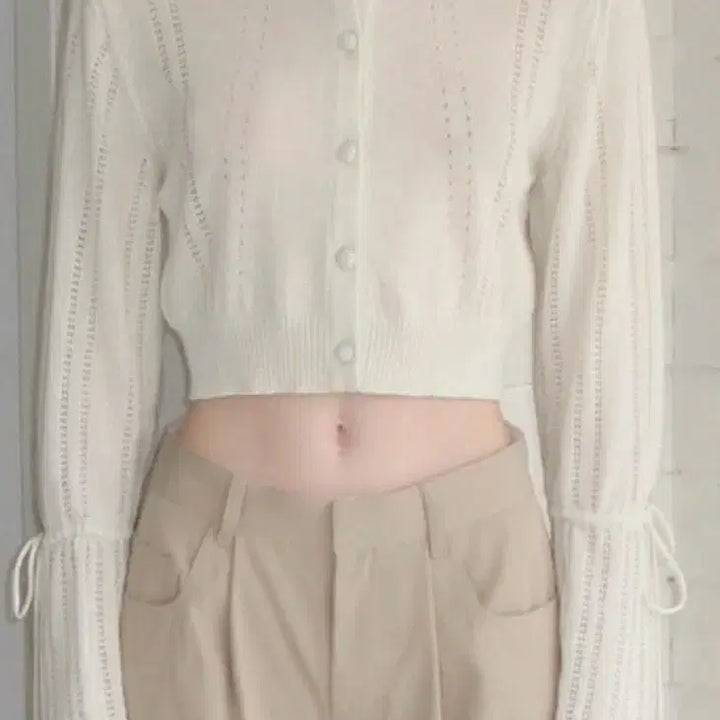 [BUNJANG] Sinoon Crochet Cardigan Ivory / 시눈 크로쉐 가디건
