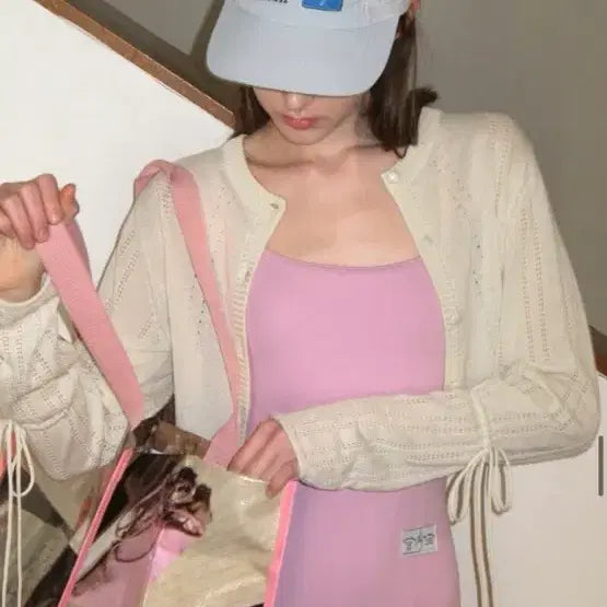 [BUNJANG] Sinoon Crochet Cardigan Ivory / 시눈 크로쉐 가디건