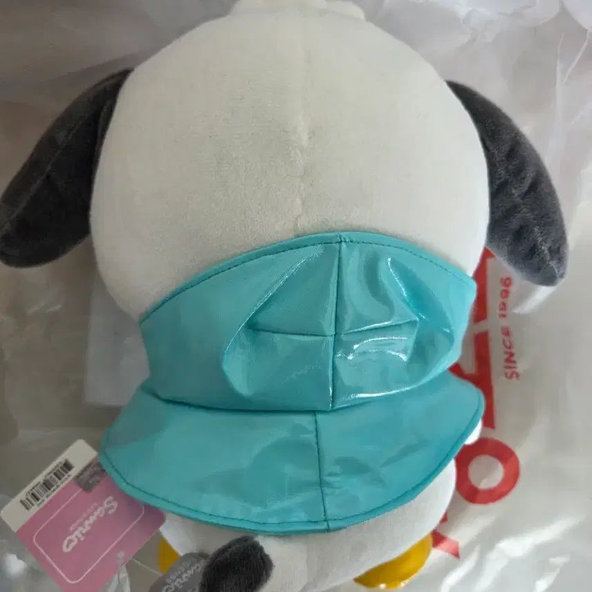 [BUNJANG] Sanrio Pochacco Raincoat Plush Doll / 산리오 포차코 우비 인형 봉제인형