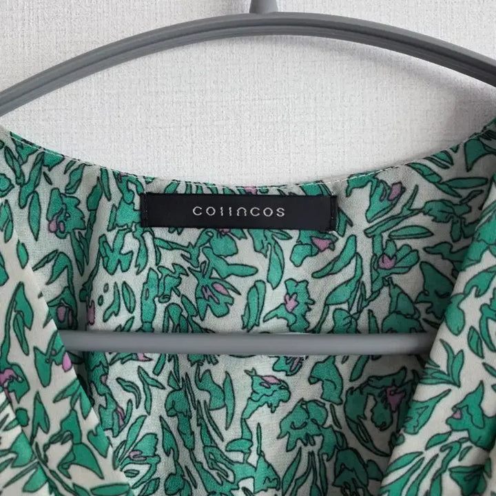 [BUNJANG] Collncos Green Chiffon Long Dress / collncos그린쉬폰롱원피스
