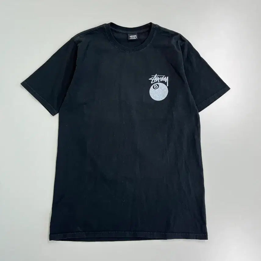 [BUNJANG] Stussy 8-Ball Pigment Dyed T-Shirt Black / [정품] 스투시 8볼 피그먼트 다이드 티셔츠 블랙 반팔티
