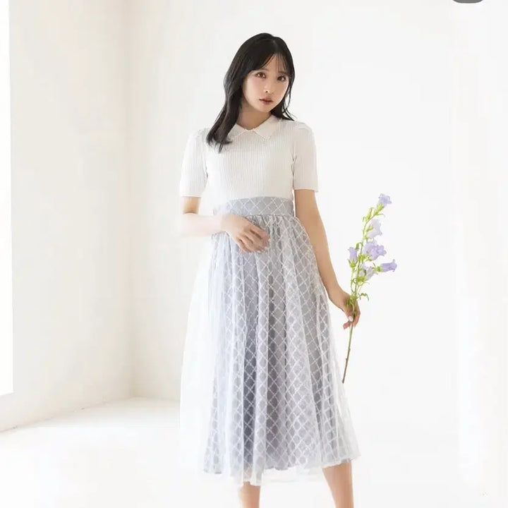 [BUNJANG] TOCCO Closet Pearl Knit Dress / 일본 tocco closet 진주 니트원피스 새상품