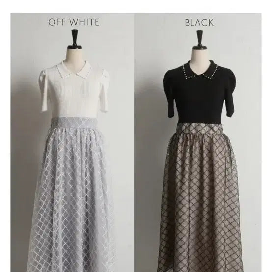 [BUNJANG] TOCCO Closet Pearl Knit Dress / 일본 tocco closet 진주 니트원피스 새상품