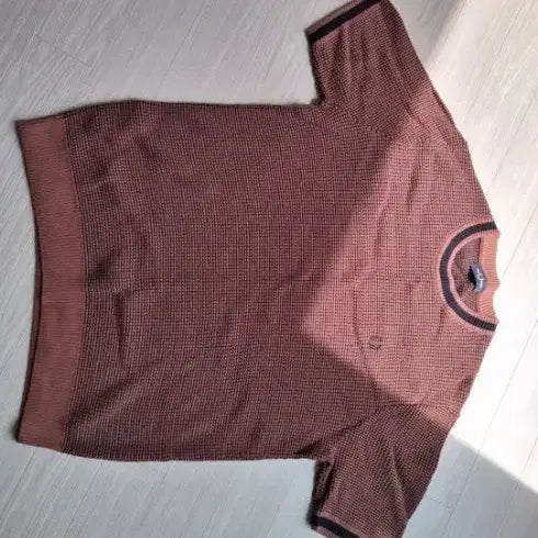 [BUNJANG] Bread Perry Brown Knit T-shirt / 브라운 반팔 니트 티셔츠