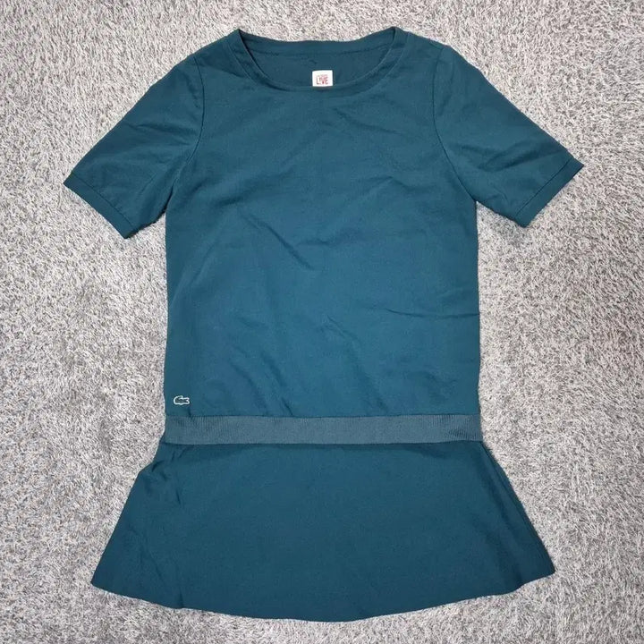 [BUNJANG] Lacoste Short Sleeve T-Shirt Integrated Dress Size S (90) / 라코스테 반팔티 일체형 원피스 S(90)