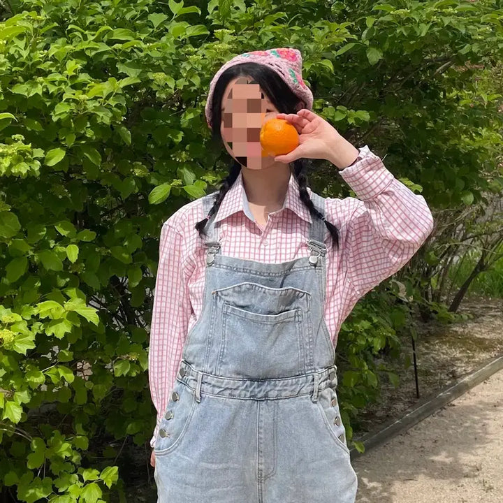 [BUNJANG] Farmer Graduation Photo Concept Costume Rental Overalls / 농부 졸업사진 컨셉사진 대여 멜빵