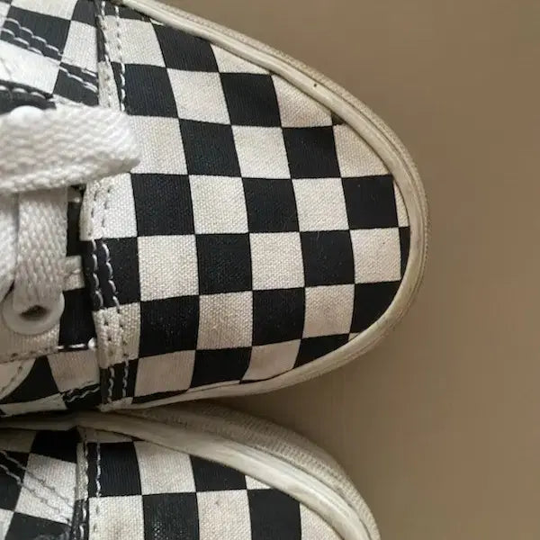 [BUNJANG] Vans Old Skool Checkerboard Sneakers / 반스 올드스쿨 체커보드 스니커즈