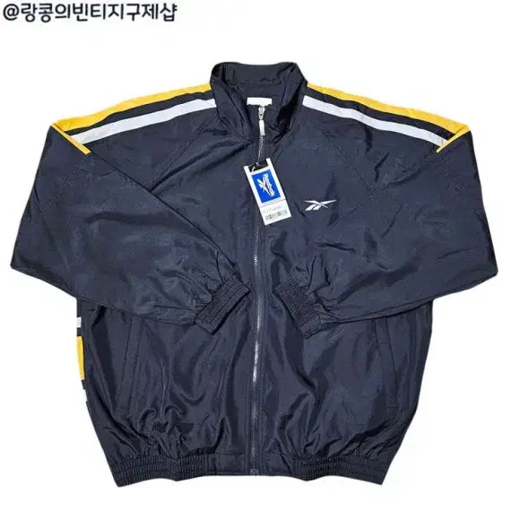 [BUNJANG] Reebok Old School Vintage Windbreaker Jacket / 리복 올드스쿨 빈티지 바람막이 자켓