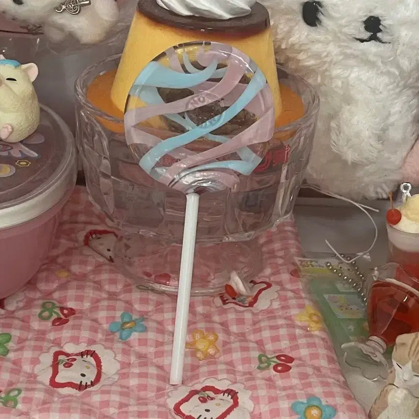 [BUNJANG] Vintage Italian Glass Candy Sculpture / 희귀 유리공예 이탈리아 막대사탕 캔디 스위츠 빈티지 고전 디저트 소품