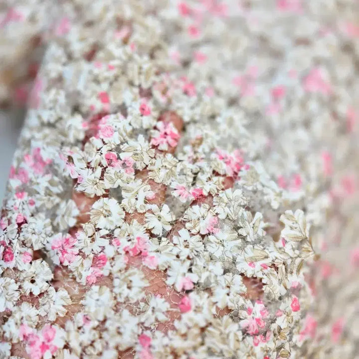 [BUNJANG] Organza Embroidered Puff Blouse / 오간자)자수퍼프블라우스